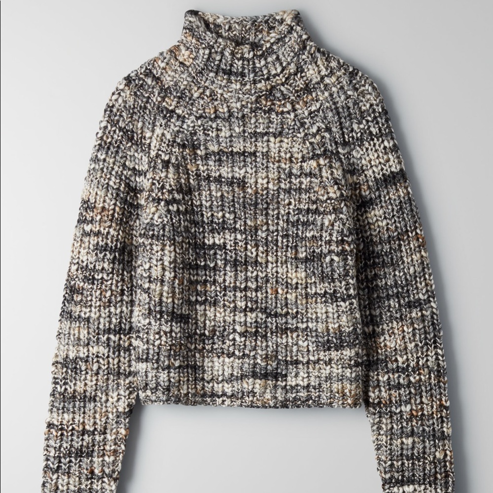 Wilfred Retrograde Knit Crop Sweater ♢ never worn